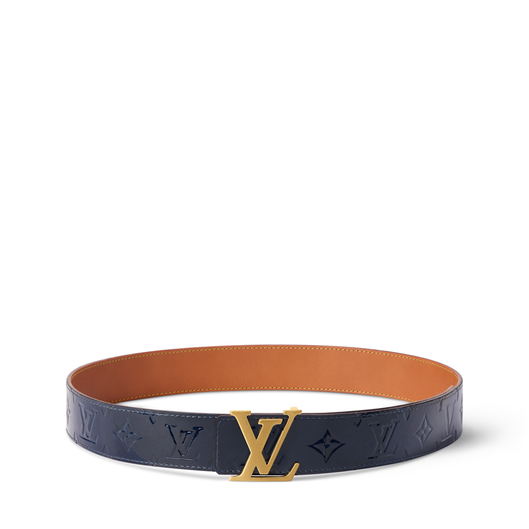 LV Initiales Monogram Vintage Vernis 40mm Reversible Belt Monogram